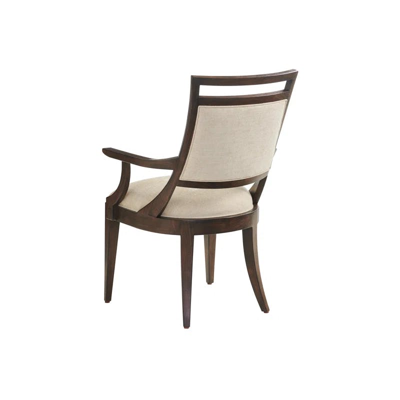Silverado Driscoll Transitional Beige Upholstered Arm Chair
