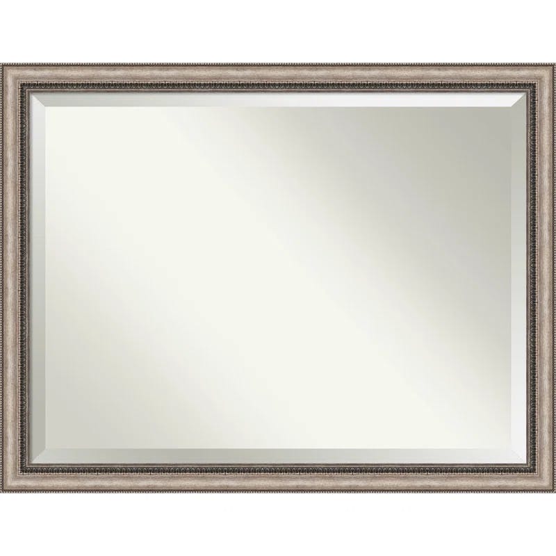 Lyla 44" x 34" Ornate Bronze-Tone Brushstroke Bathroom Vanity Mirror