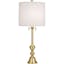 Arthur Modern Brass Tiered Taper Table Lamp