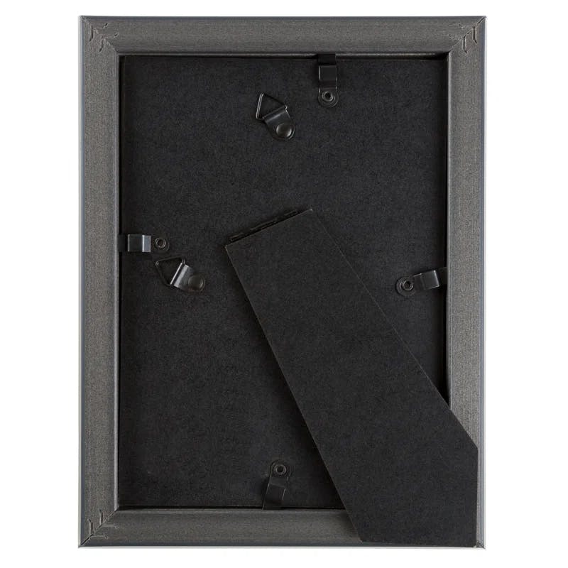 Classic 5x7 Black Tabletop & Wall Picture Frame with Glass Protector