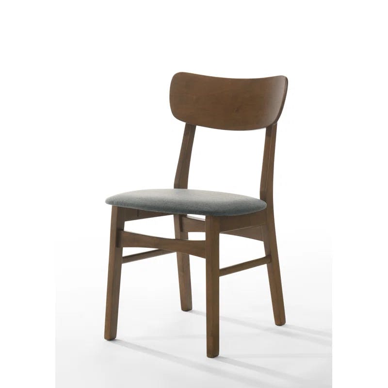 CoSoTower Modern Upholstered Grey Ladder Back Dining Chair