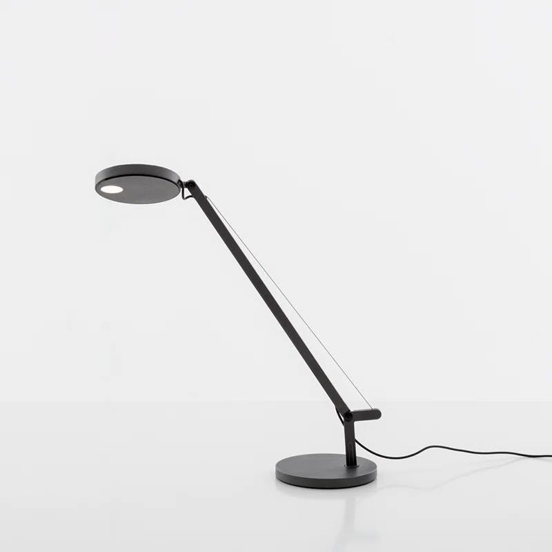 Demetra Anthracite Grey Adjustable LED Desk Lamp, 3000K
