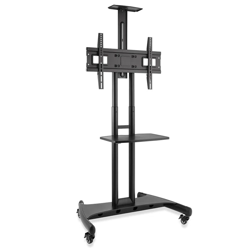 Adjustable Mobile TV Stand with Locking Wheels for 40-65" Screens
