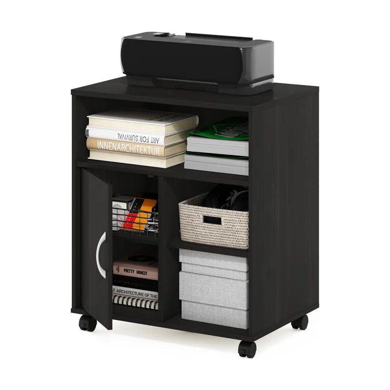 Econ Espresso Mobile Printer Stand with Adjustable Shelves