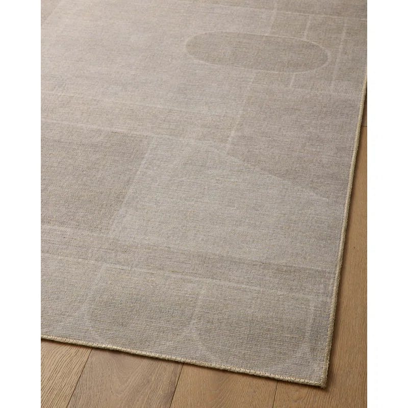 Good Morning Abstract Natural & Multicolor Soft Polyester Rug