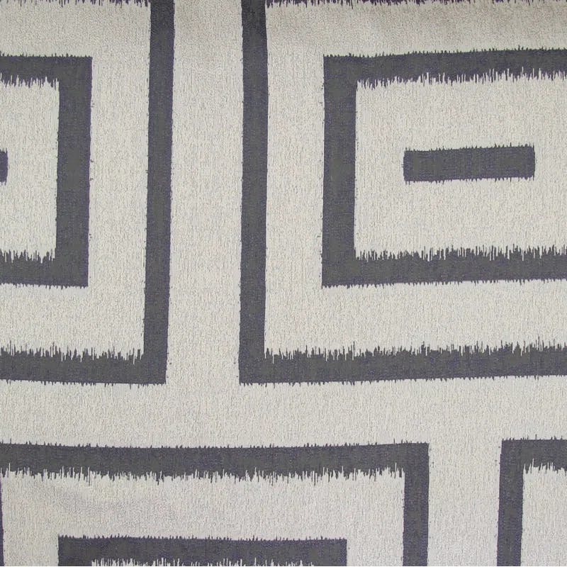 Euro Square Cotton-Polyester Blend Sham in Charcoal & Pumice