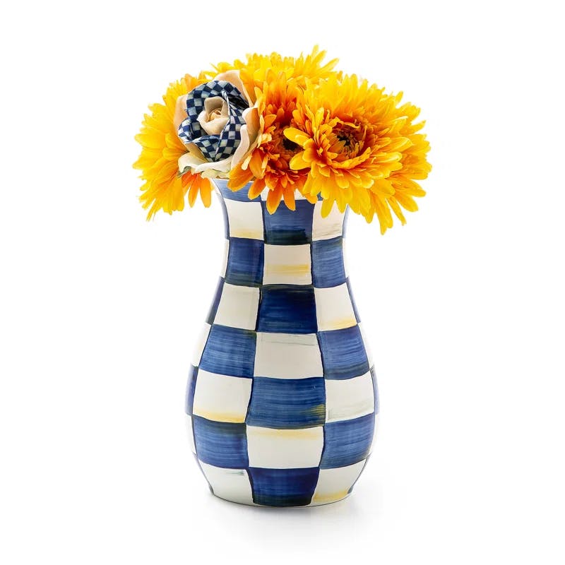 Elegant Blush Floral Arrangement in 10'' Metal Vase