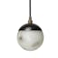 Mini Globe LED Pendant in Oil Rubbed Bronze with Faux Alabaster Shade