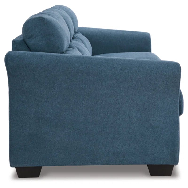 Ashley Miravel 88" Blue Slate Contemporary Sofa with Pillow Back