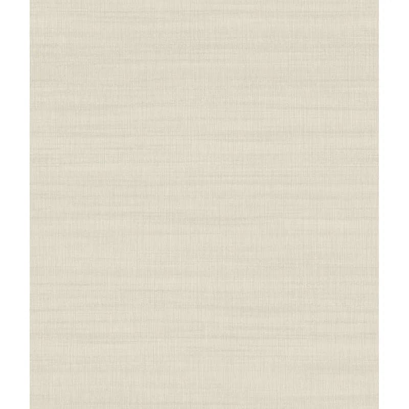 Magnolia Home Easy Install Tan Washed Linen Wallpaper