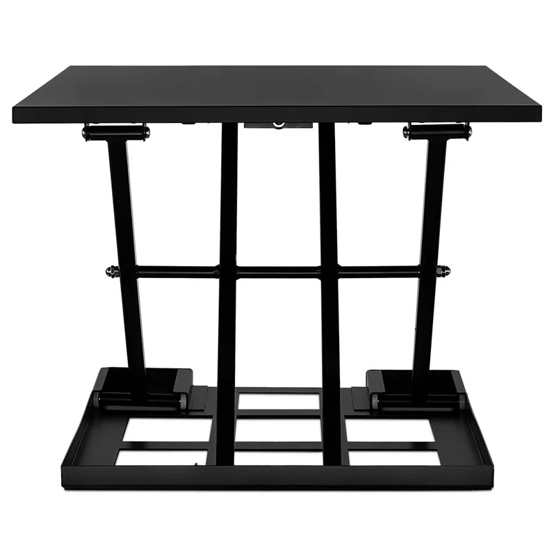 ErgoFlex Ultra Slim 35'' Black Metal Standing Desk Converter