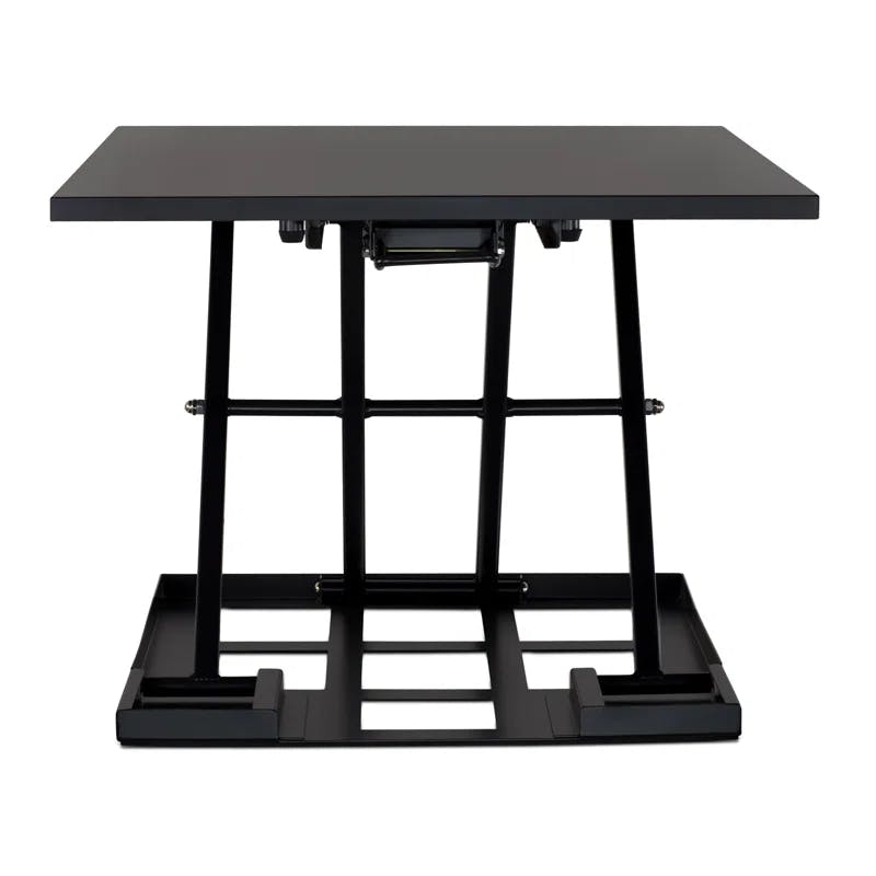 ErgoFlex Ultra Slim 35'' Black Metal Standing Desk Converter