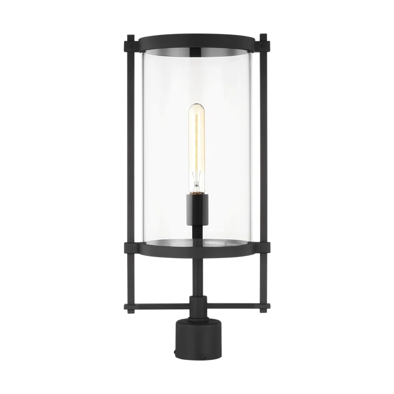 Eastham Textured Black 22.5" Industrial-Modern Outdoor Lantern