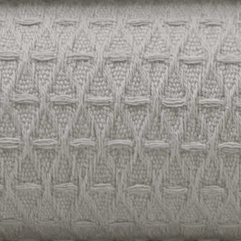 Classic Diamond Weave Cotton Queen Blanket in Gray