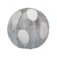 Sophisticated Cobblestone-Inspired Ceramic Orb Figurine, 10"