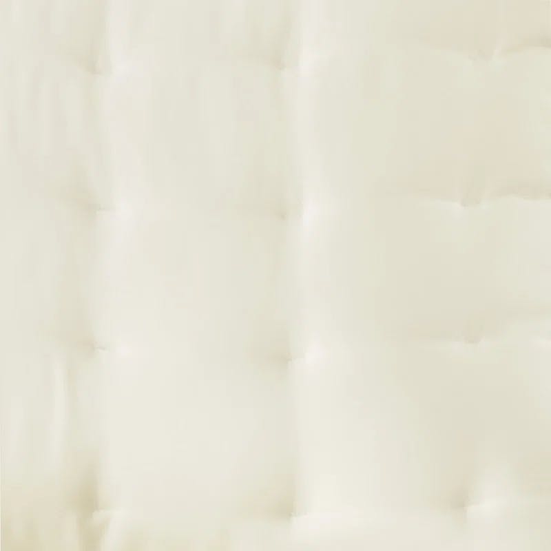 Silken Ivory Puff Standard Sham with Polyester Fill