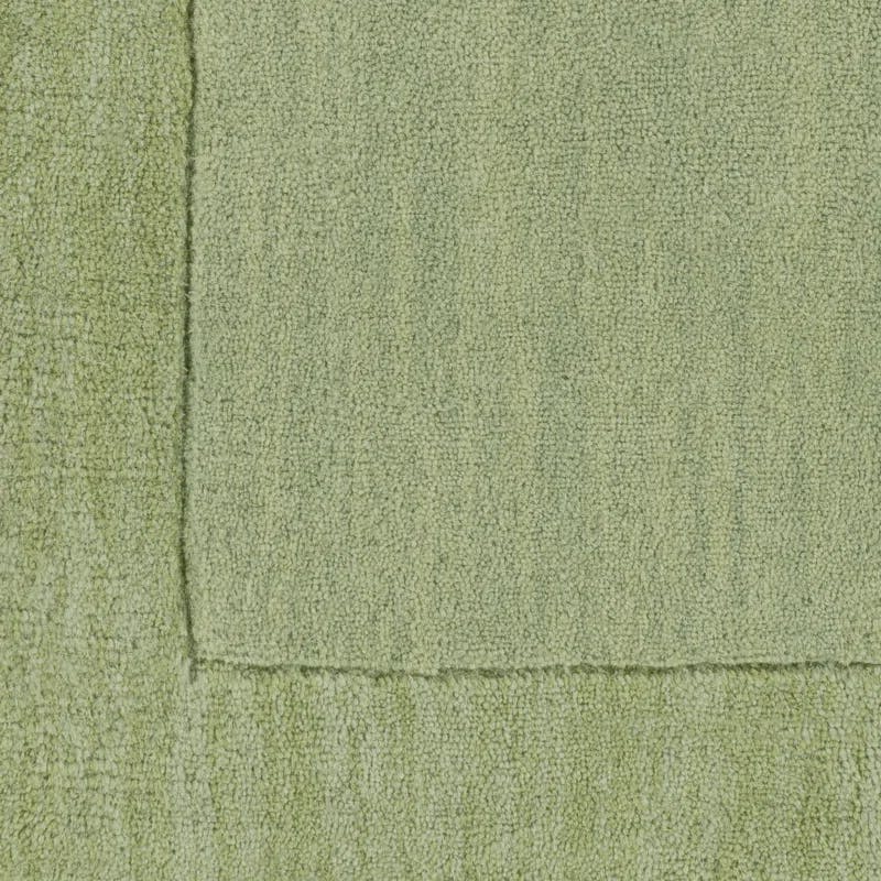 Geometric Hand-Knotted Wool Area Rug, 8' x 11', Medium Pile