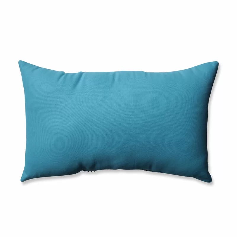 Tribal Bands Turquoise, Cream & Black Embroidered Lumbar Pillow Set