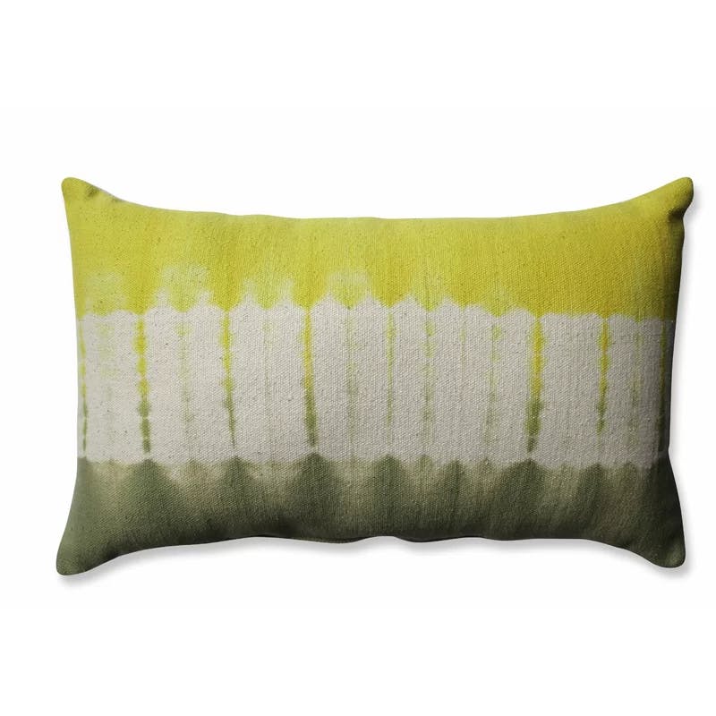 Apple Olive Embroidered Rectangular Cotton Lumbar Pillow Set