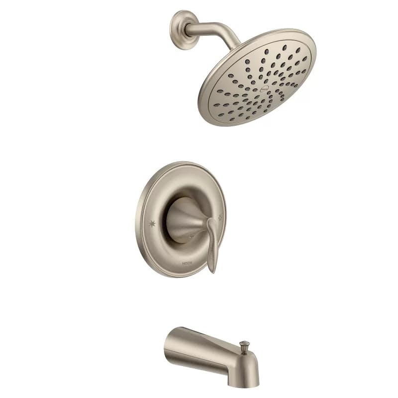 Classic Distressed Bronze Rain Shower Faucet with Diverter and Trim