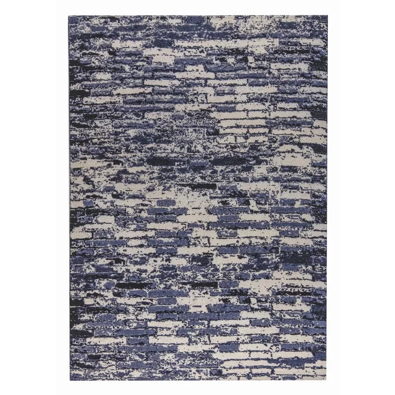 Artisan Charcoal & Gray Flat Woven Wool Rug, 5' x 8'