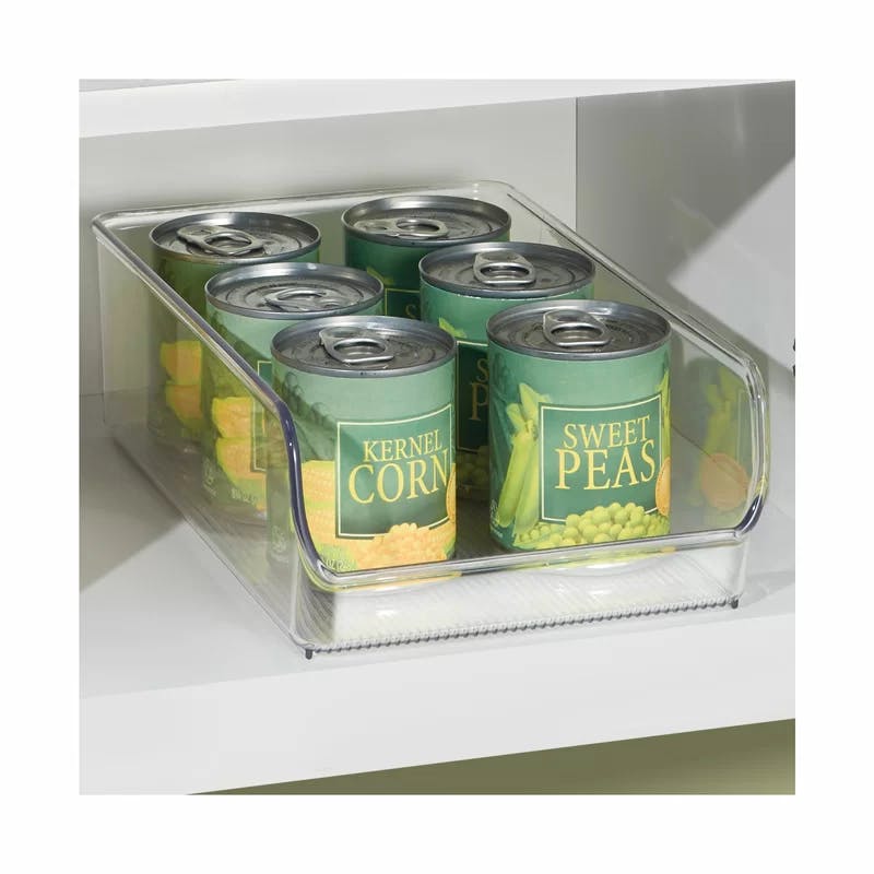 Clear Rectangular BPA-Free Organizer Bin for Kitchen and Beyond