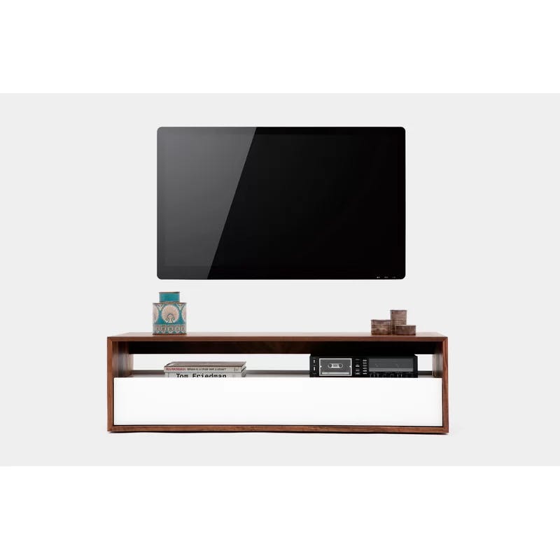 ARTLESS THN White 70" Minimalist Media Console with Mount