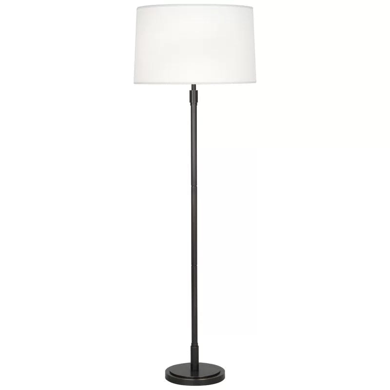 Elegant 61'' Deep Patina Bronze Adjustable Traditional Floor Lamp