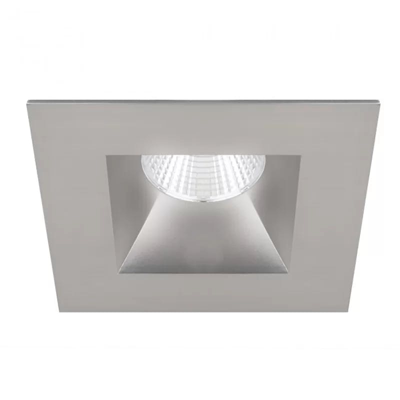 Brushed Nickel 3.5'' Oculux LED Square Recessed Downlight