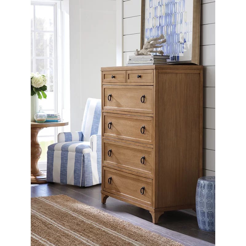 Newport Coastal 6-Drawer Soft Close Dresser in Sandstone