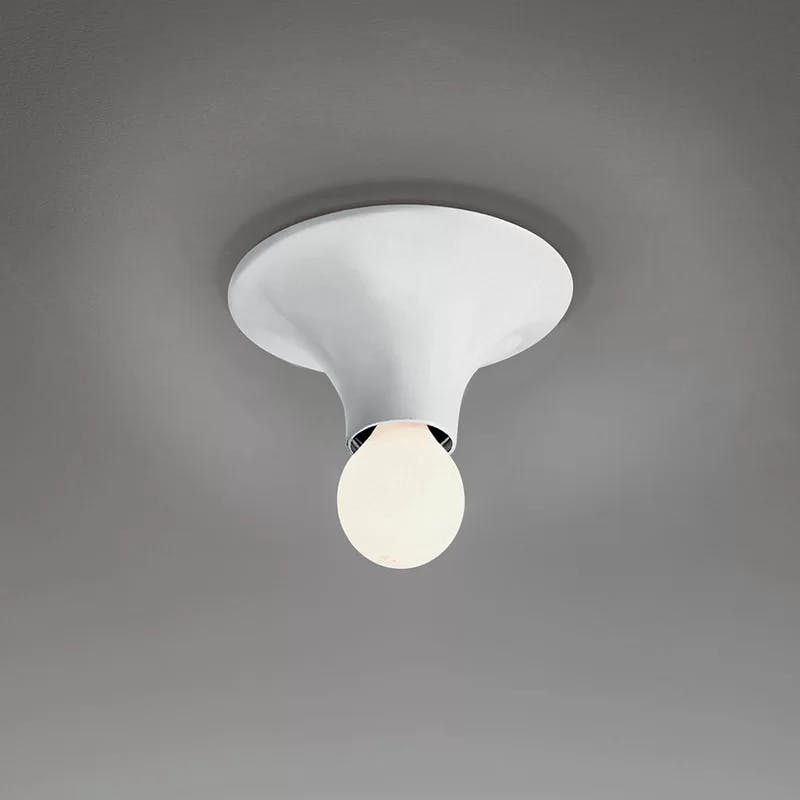 Vico Magistretti Inspired White Ambient Teti Wall/Ceiling Light