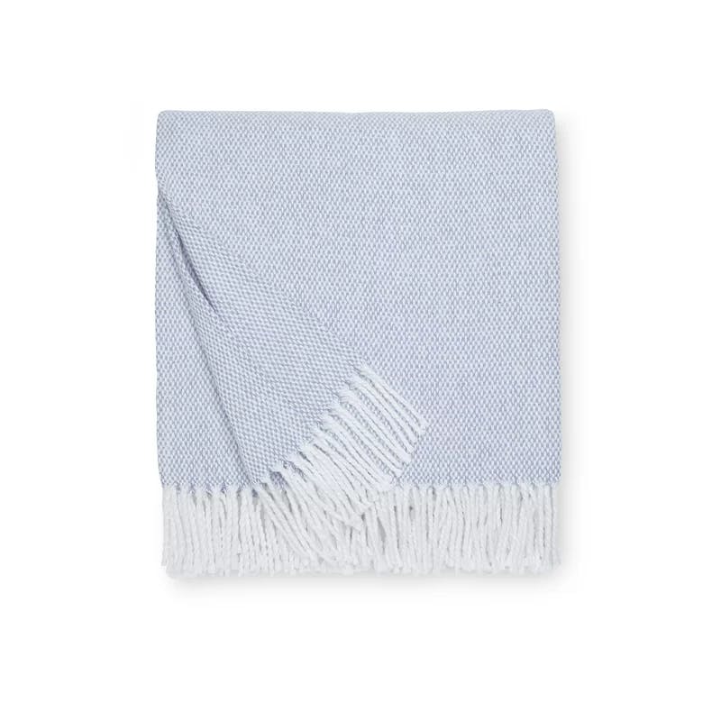 Terzo Ocean Fringed Cotton Throw Blanket 51" x 71"