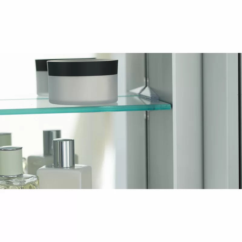 Modern Square Frameless Medicine Cabinet with Adjustable Shelves