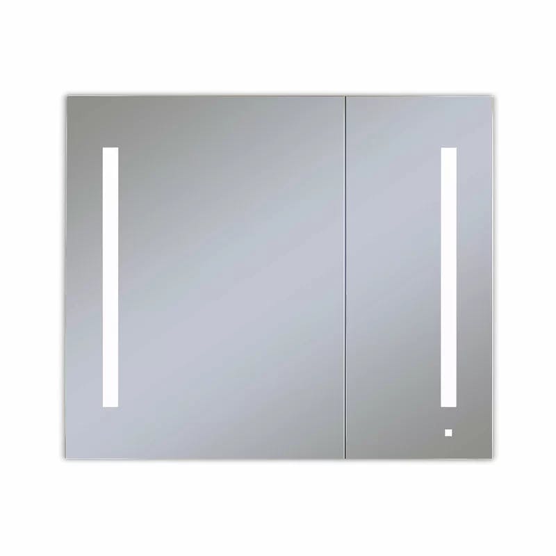 Contemporary 30"x35" Frameless Medicine Cabinet with LED & Bluetooth