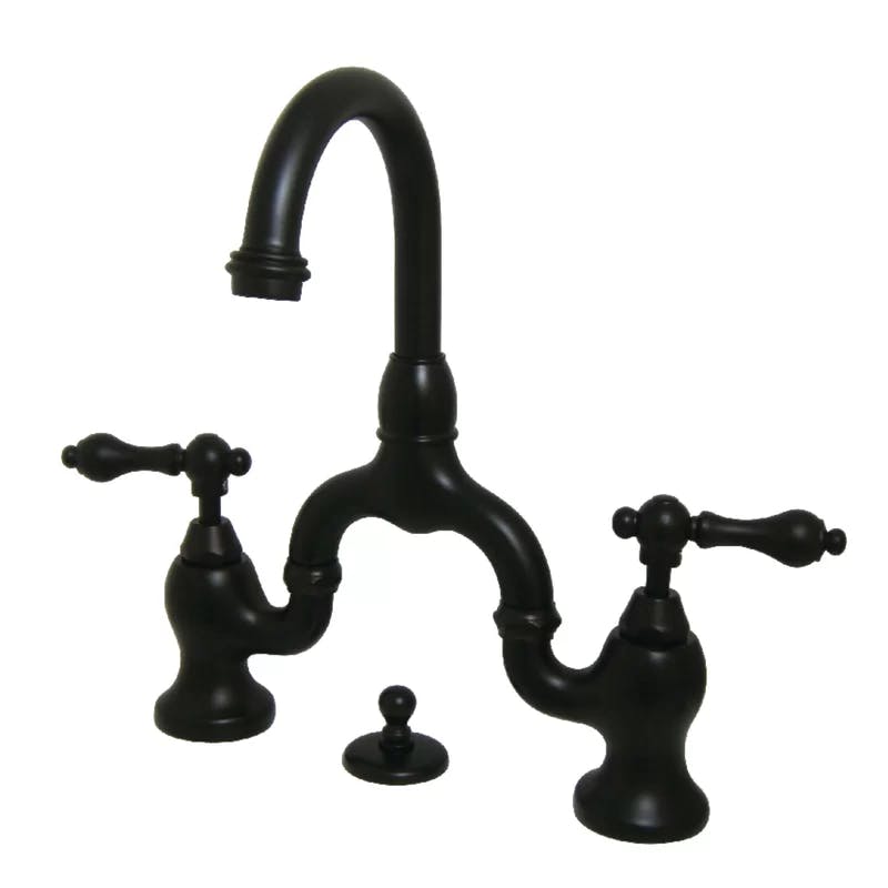English Country Elegance Oil Rubbed Bronze Bathroom Faucet