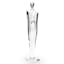 Chelsea Silhouette 20.8" Tall Glass Figurine in Coastal & Contemporary Style