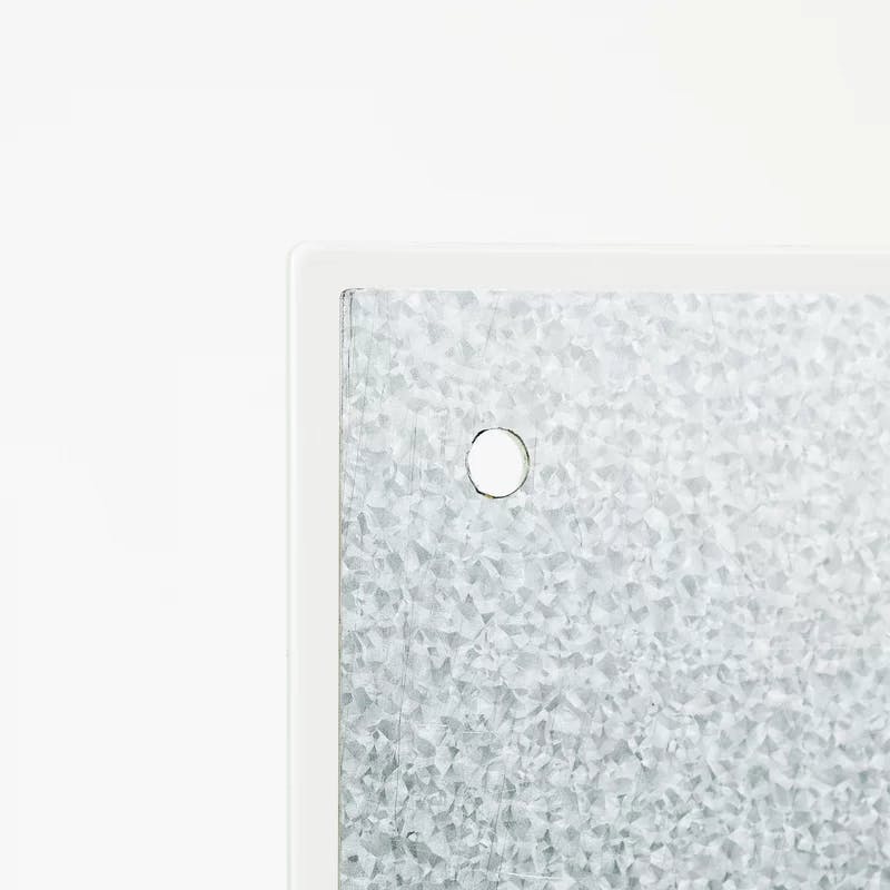 Frosted White 36" x 24" Tempered Glass Frameless Whiteboard