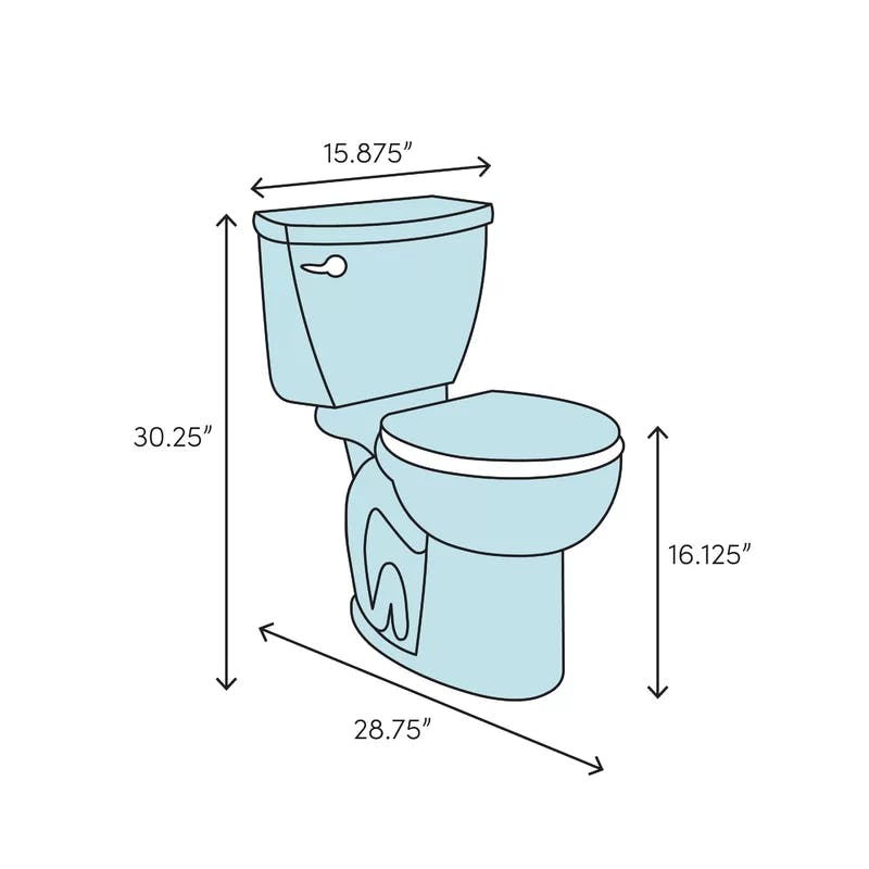 EcoSleek Bone Elongated Dual-Flush High-Efficiency Toilet