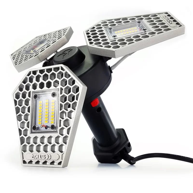 Aluminum 10.5'' Silver LED Work Light with Hanging Hook