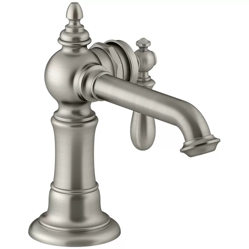 Artifacts Vibrant Brushed Nickel Single-Hole Bathroom Faucet