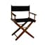Mission Oak and Black Extra-Wide Director's Chair