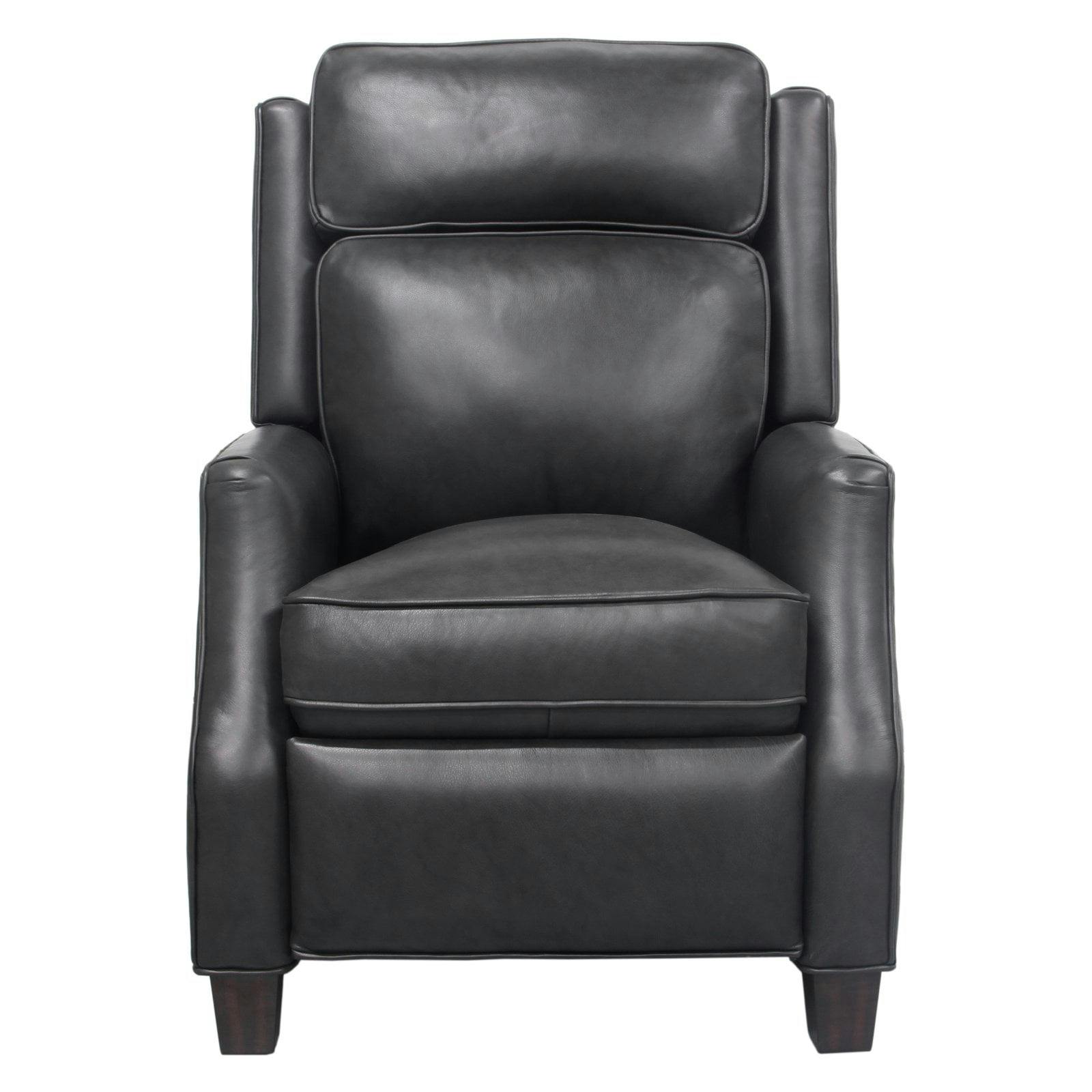 Nixon Gray Leather 43'' Contemporary Recliner Chair