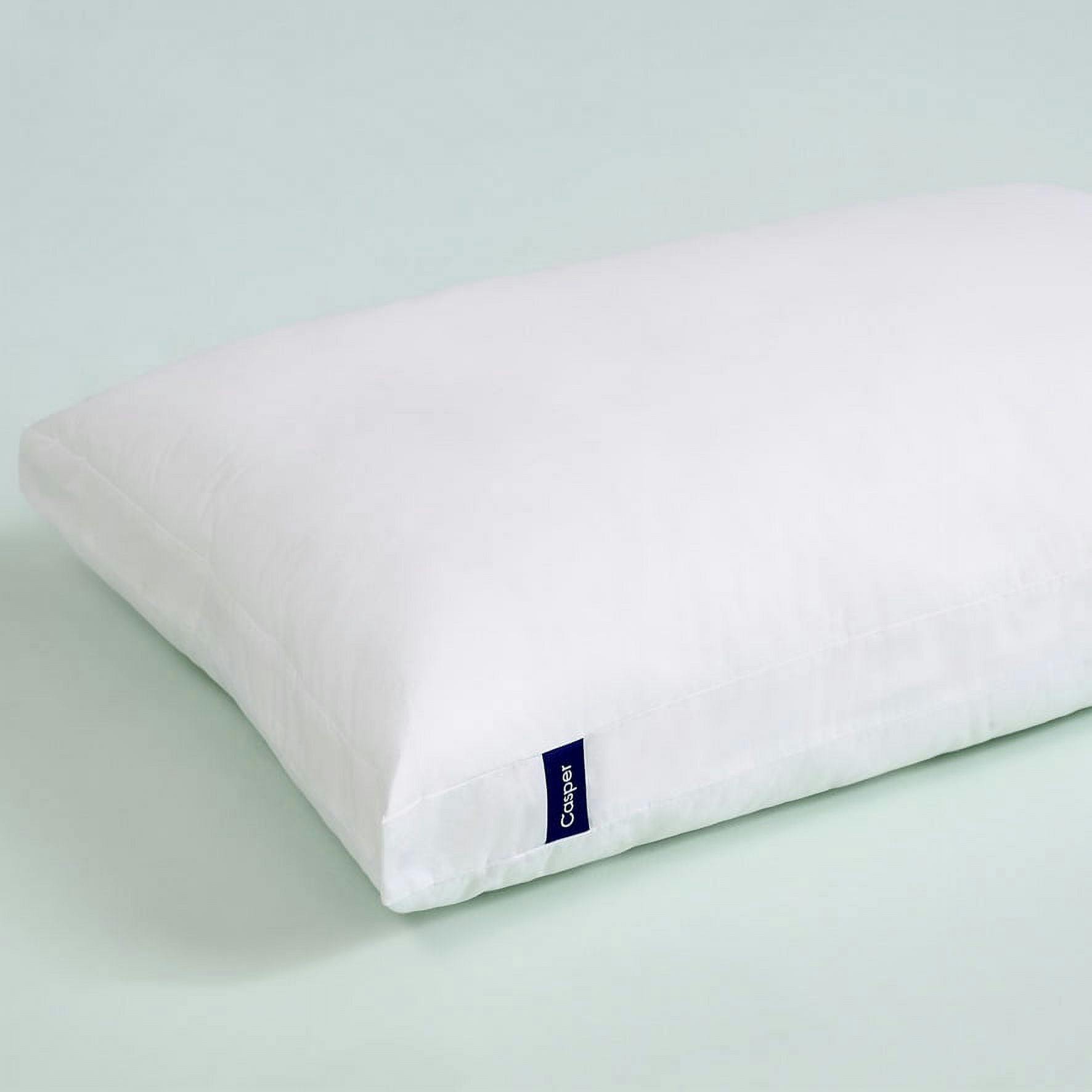 Dual-Comfort Standard Polyester Pillow with Breathable Percale Weave