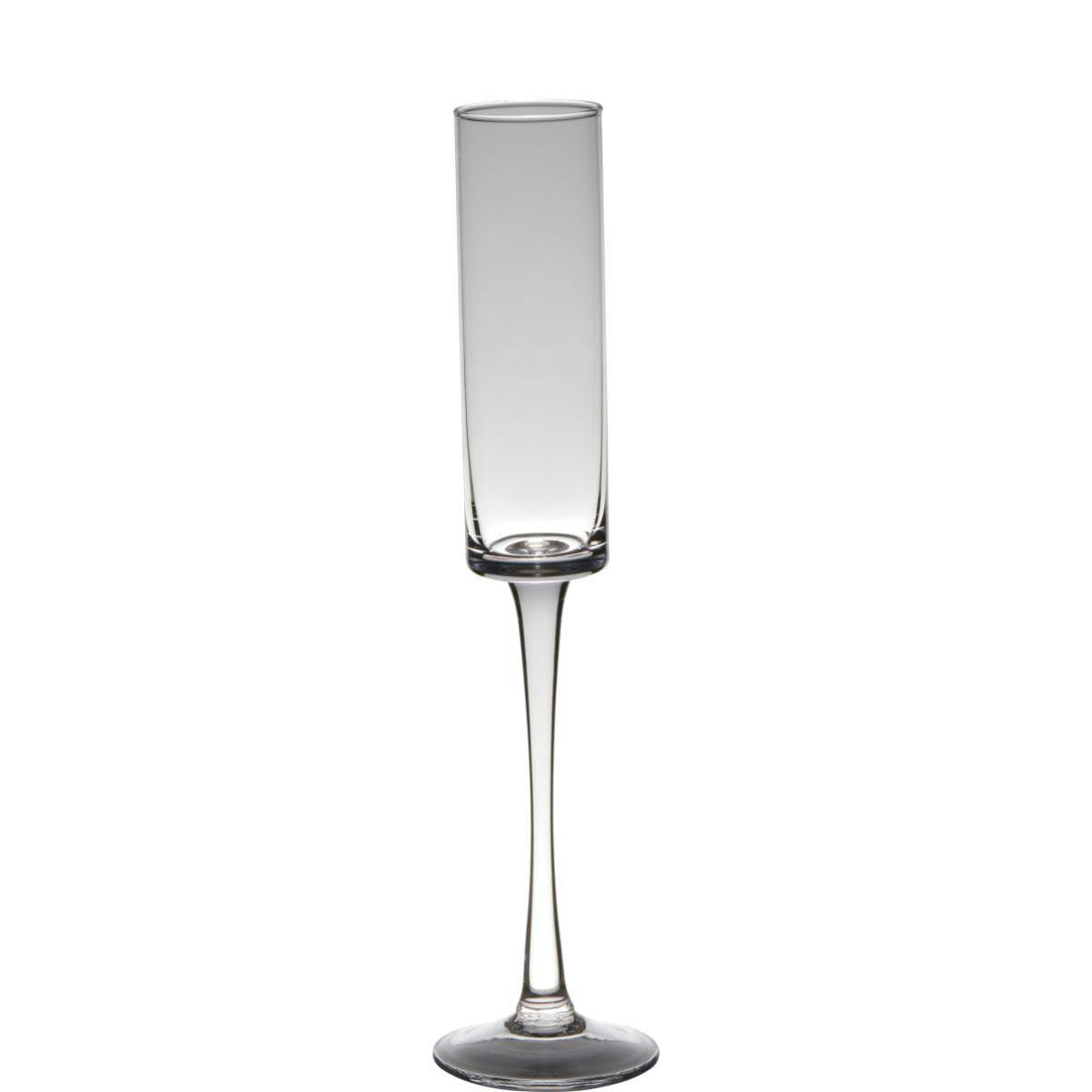 Elevated Allure 16" Clear Glass Vase for Modern Spaces
