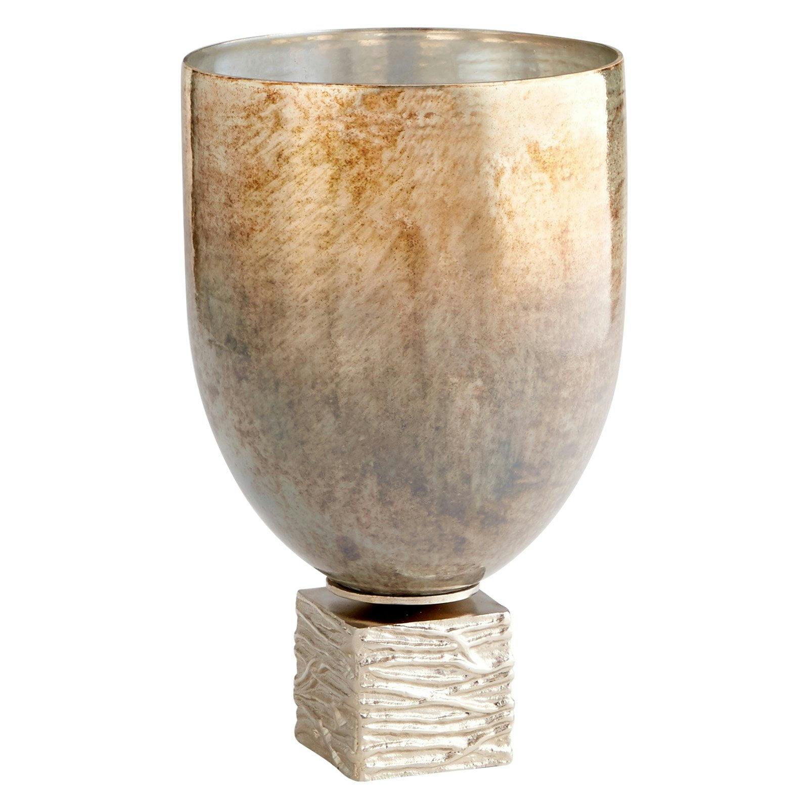 Contemporary Modern Tassilo 14.5" Glass Decorative Table Vase