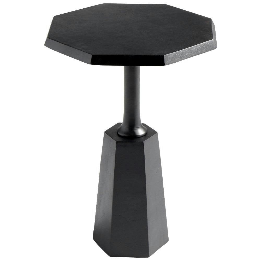 Contemporary Modern Octagonal Bronze Aluminum Table