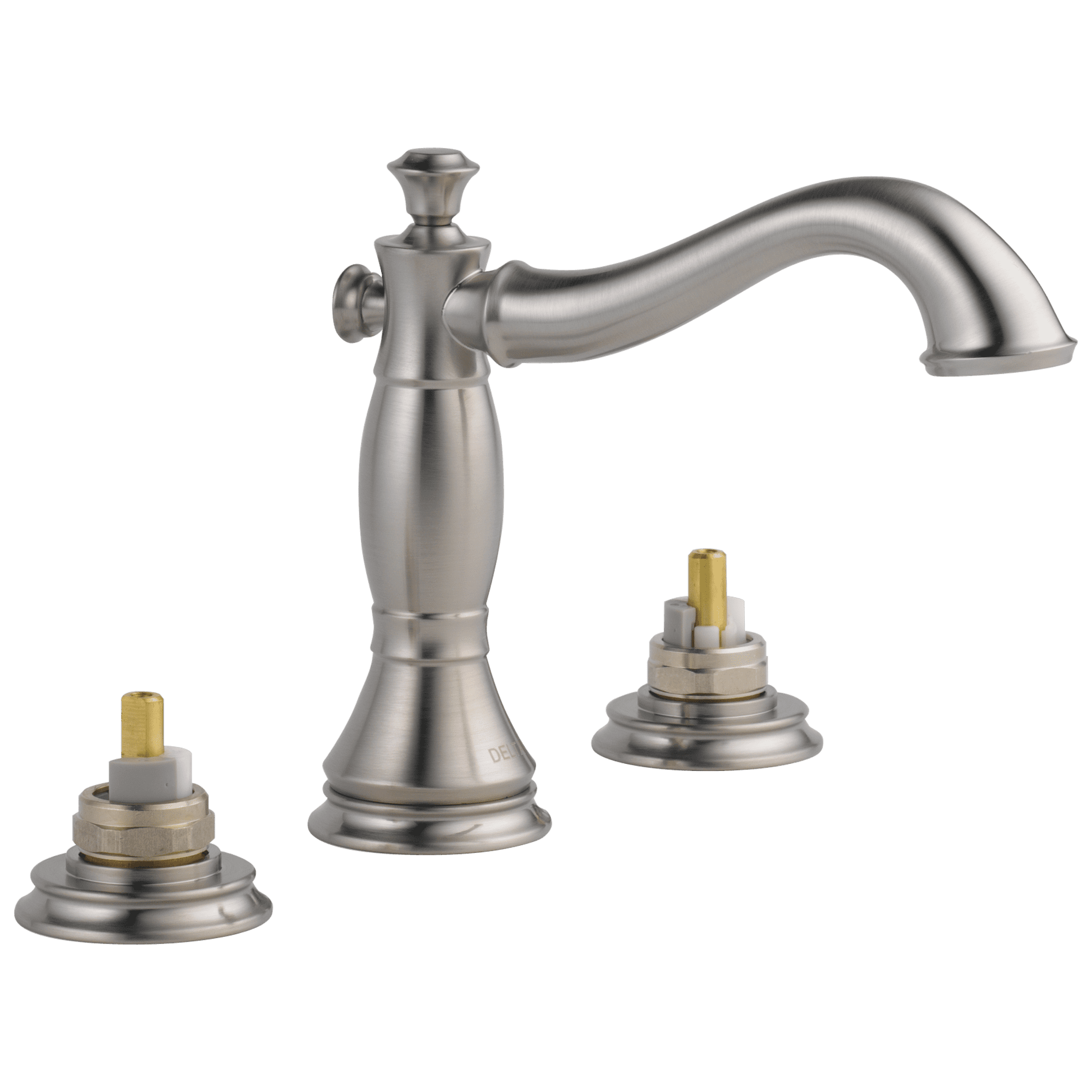 Elegant Cassidy Stainless Steel Widespread Bathroom Faucet
