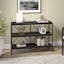 Modern Farmhouse 42" Blackened Bronze Console Table with Storage