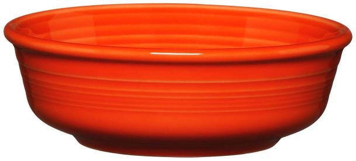 Poppy Orange Classic Ceramic Cereal/Salad Bowl 14.25 oz