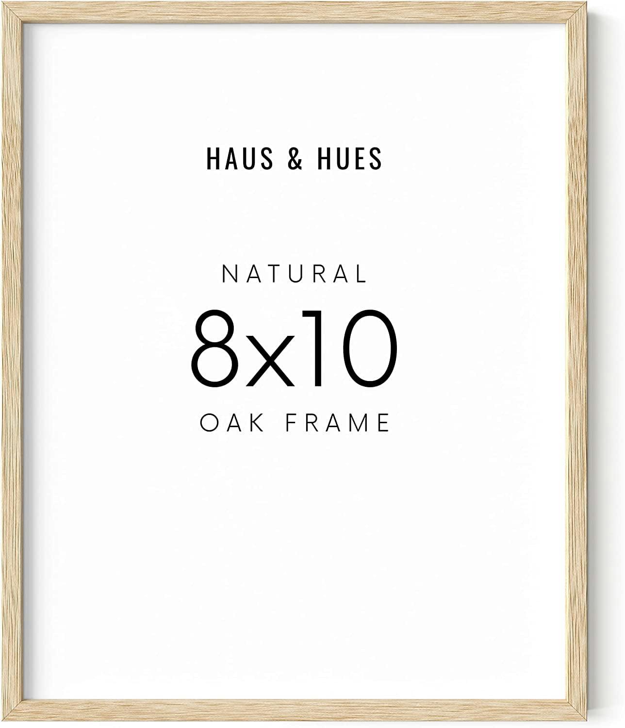 Classic Beige 8x10 Wood Picture Frame with Plexiglass Protector